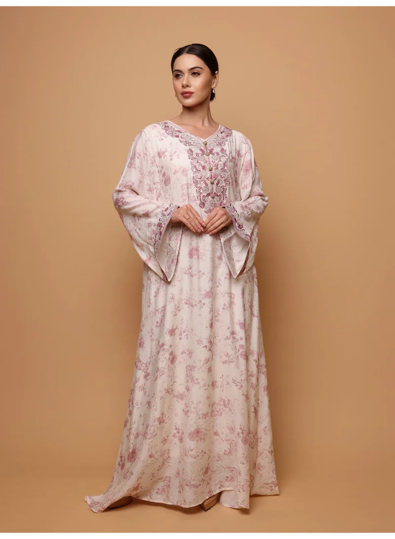 اكسا جلابية شادن إيكسكا وردي